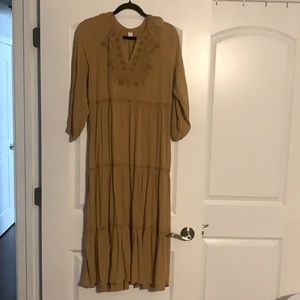 Mustard Golden Dress